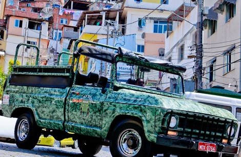 Jipe tour na favela do Rio de Janeiro