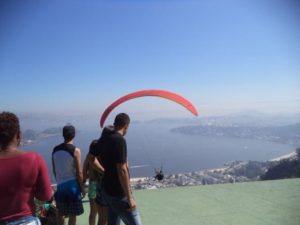 Vista da pista de voo do Parque da Cidade